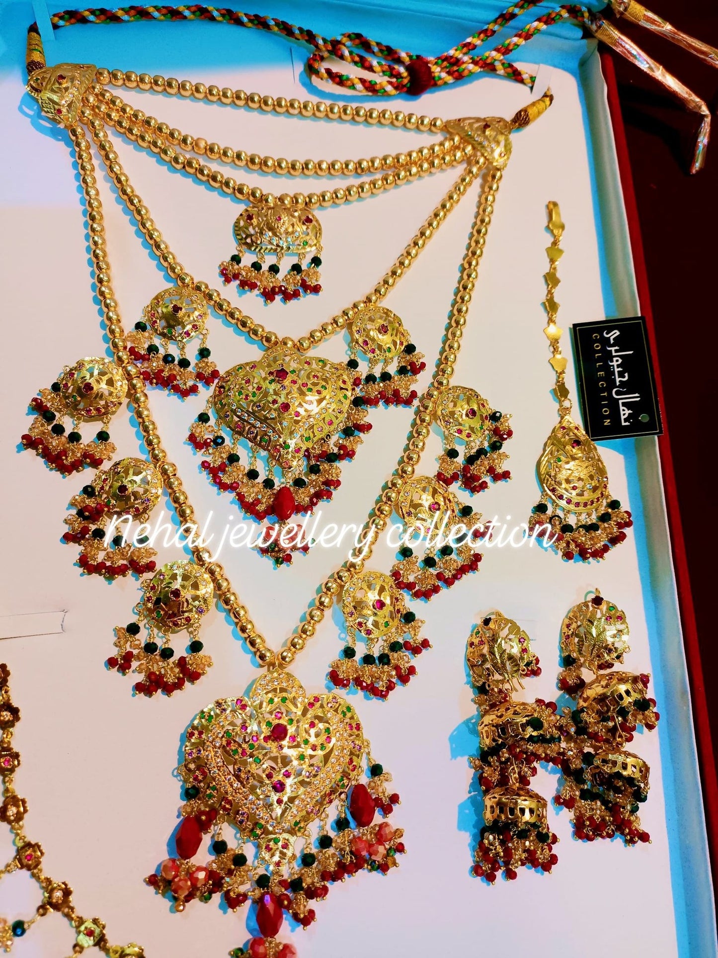 Beautifull Elegant Fanvy Dhuri set make on order for booking whats up