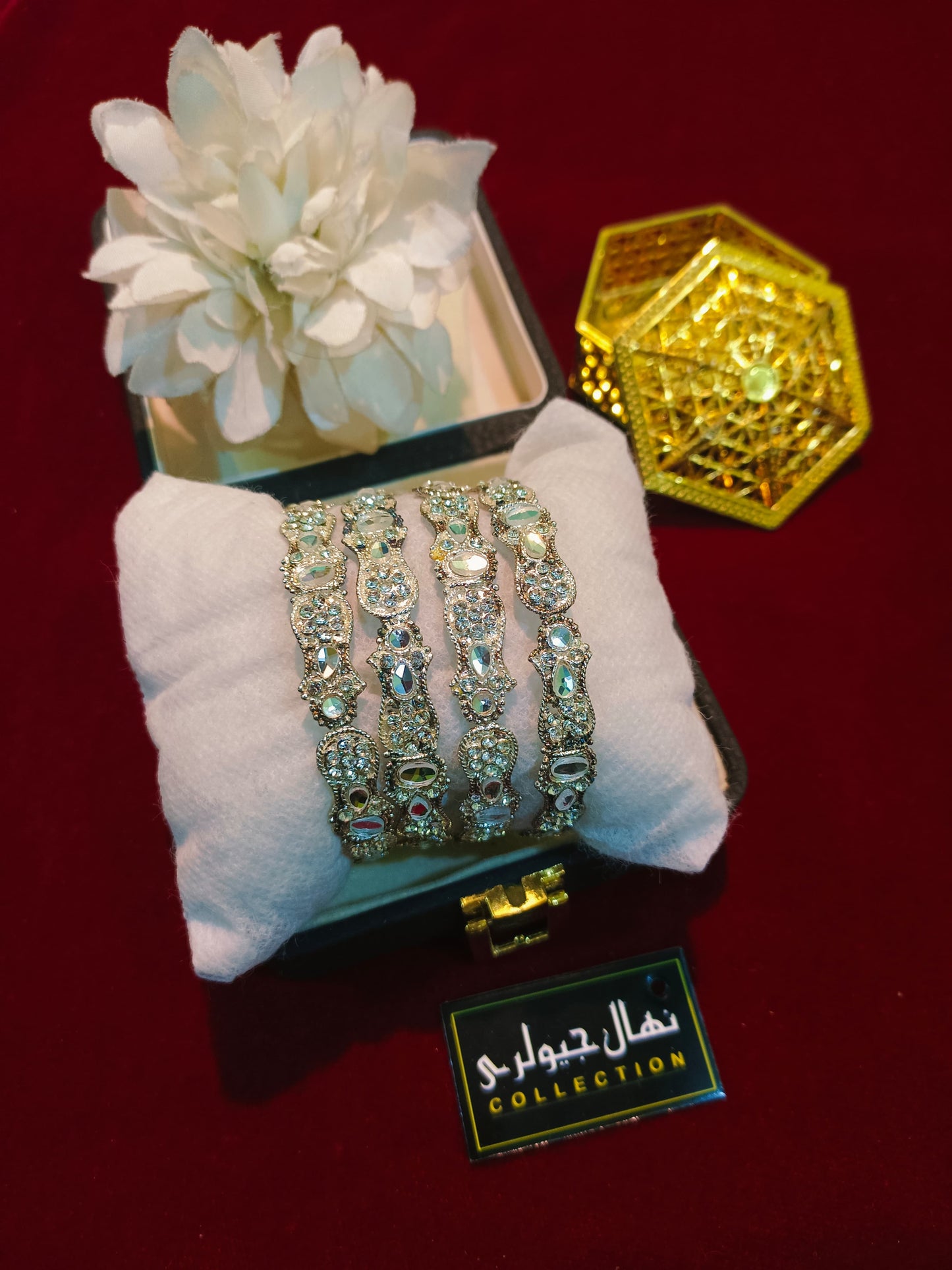 Radiant Gold-Plated Bangles – A Touch of Elegance
