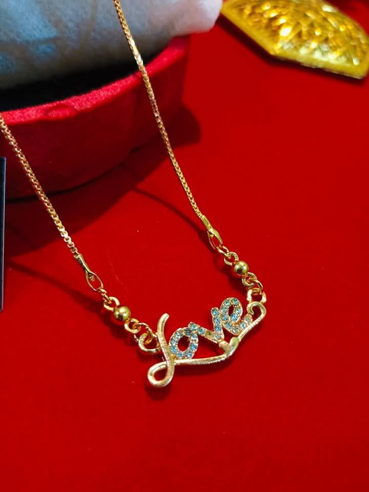 Gold Plated Chain with Silver-Tone Peacock Pendant