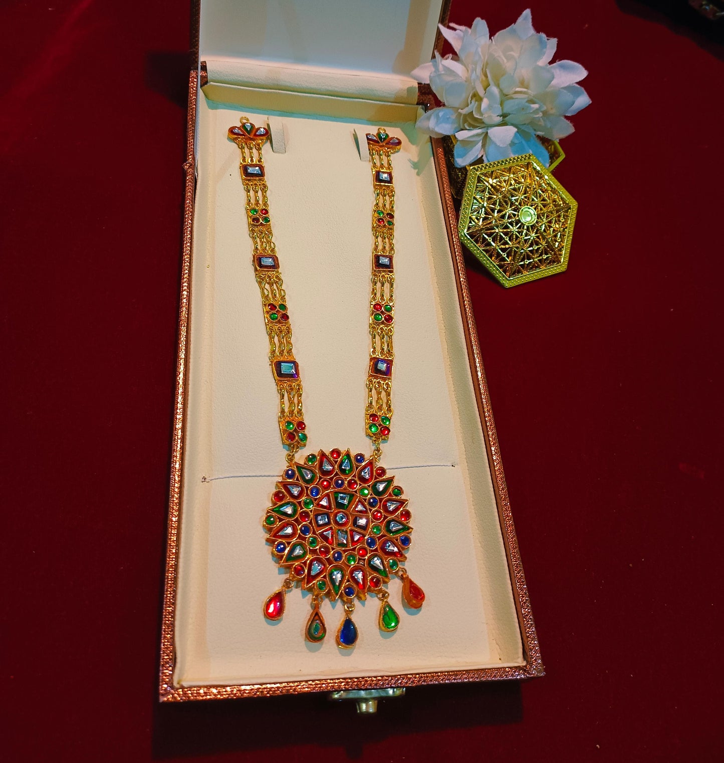 Traditional Meena Kundan Maala