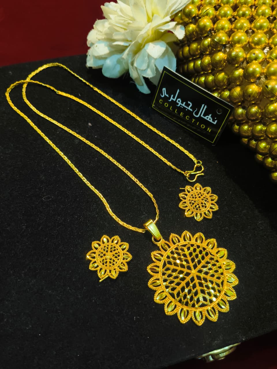 Locket set Gold Style witth gold plated