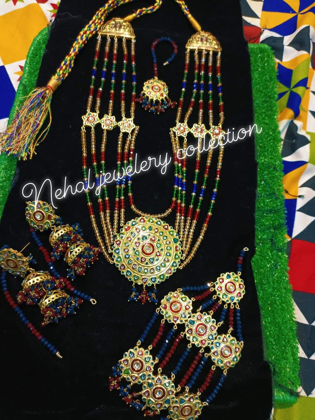 Thapa kundan Bridal set