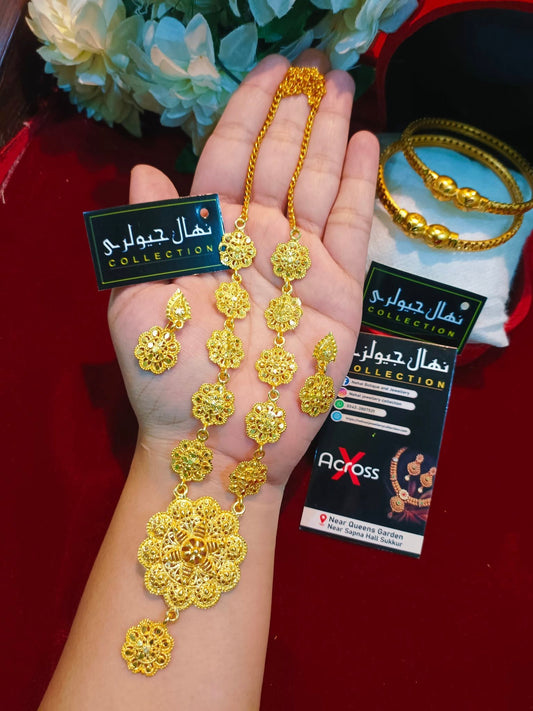 gold look chokar set 3
