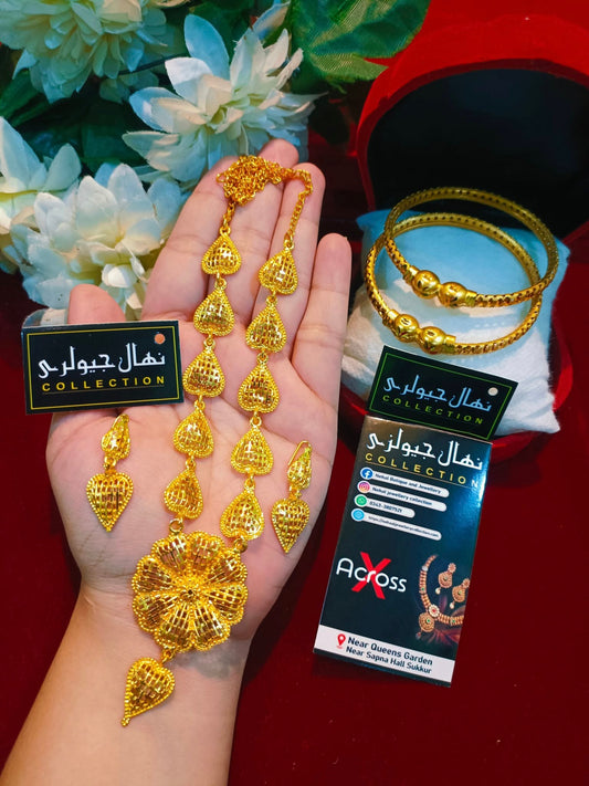 gold look chokar set 2