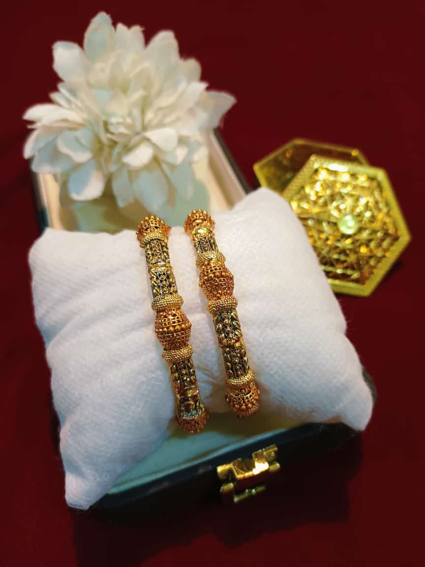 Elegant Style Gold-Plated Bangles