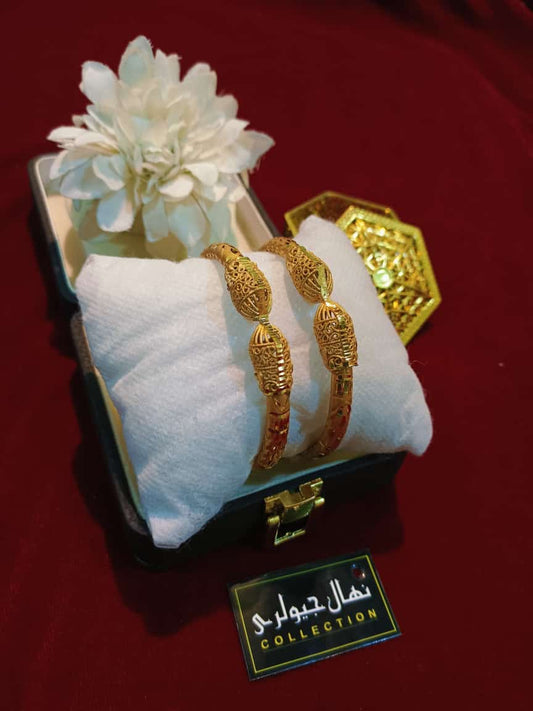 Elegant Style Gold-Plated Bangles