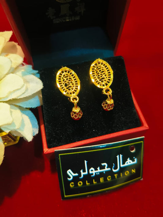 gold style earings
