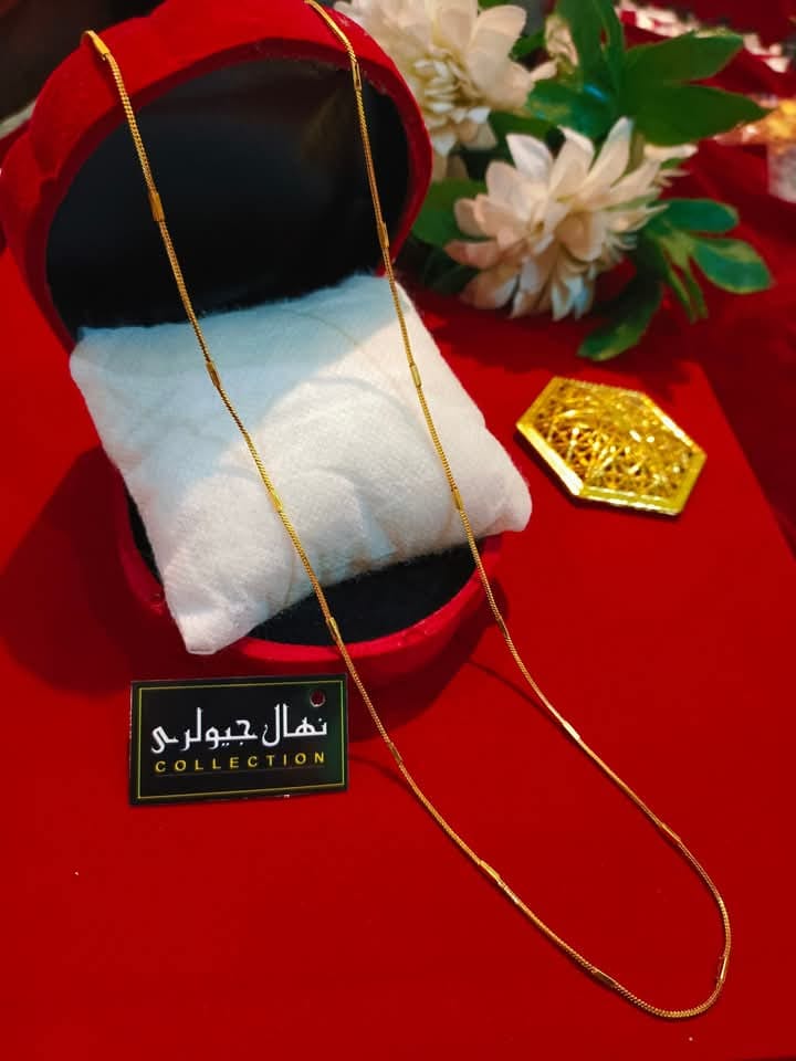 Elegant Gold-Tone Twisted Rope Chain Necklace