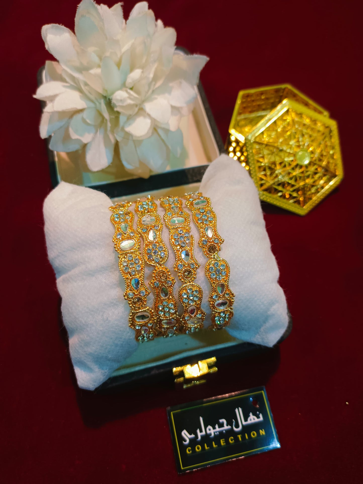 Graceful Gold-Plated Bangles – Timeless Elegance