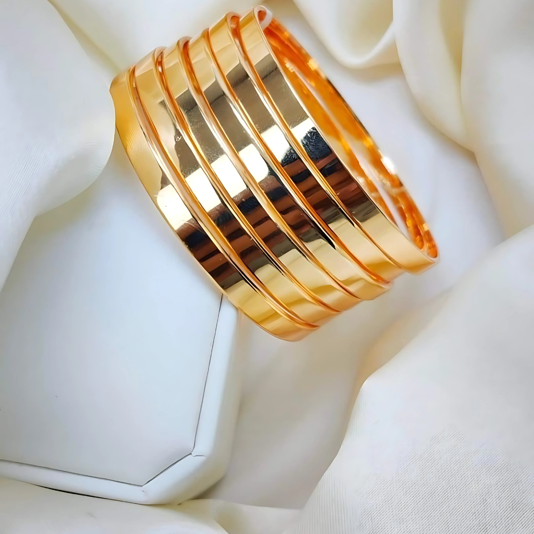 Classic Gold Bangle – Shine with Grace