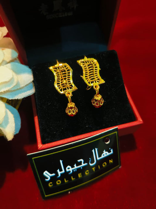 gold style earings