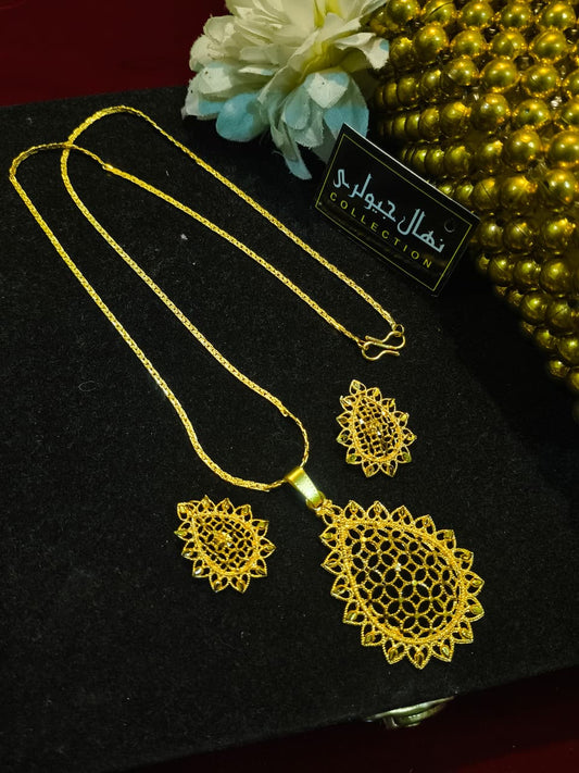 Locket set gold style 2