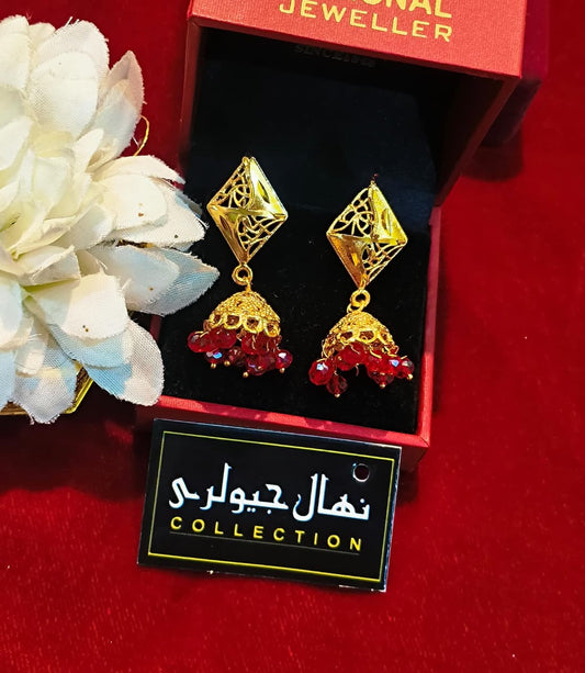 golden jhumki