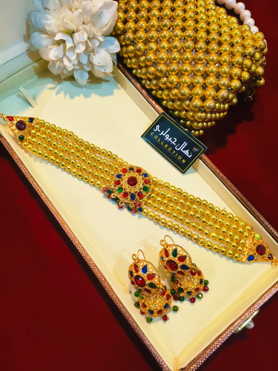 Copy kundan chokar set